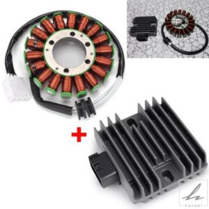 ヤマハ YZF R6 2006 - 2016 2007 - 15 オートバイ用ステーターコイル + レギュレーター整流器 部品 カスタムパーツ アクセサリー