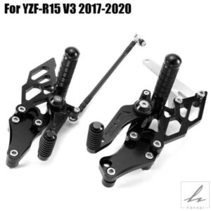 ヤマハ YZF R15 V3 2017 - 2020 2018 2019用リアセット / フットレストバイクリアセット YZFR15 V3 YZF-R15 V3 部品 カスタムパーツ アクセサリー