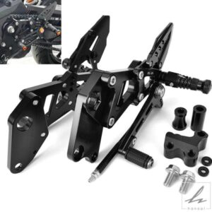2022 2023 2024に適合オートバイフットレストリアセットRC390 部品 カスタムパーツ アクセサリー