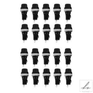 電気パネルマウント5 X 20MMヒューズホルダー20個 部品 カスタムパーツ アクセサリー