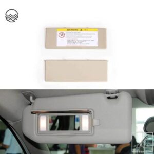 車用サンバイザーミラーカバー メイクアップミラーカバー プジョー408 508 4008 5008用 シトロエンC4L C6 C5X用 サンバイザーシェードミラーカバー 部品 カ