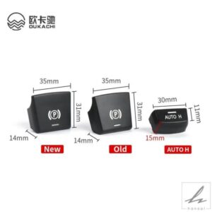 車用ハンドブレーキ パーキングブレーキ Pボタンスイッチカバー BMW 5 7 F01 F02 F07 F10 F11 F18 F30 520 523 730 2009-2017 61312822518 部品 カスタムパ