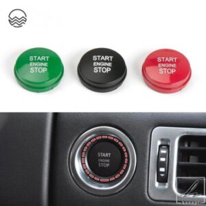 ランドレンジローバースポーツ2010-2012用スタートストップエンジンボタンスイッチワンキースタートボタンエンジンイグニッションスイッチカバー 部品 カス