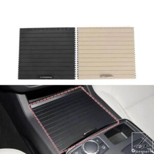 新カーセンターコンソールシャッター カップホルダー スライドローラーブラインドカバー メルセデスベンツ ML/GL/GLE/GLS クラス W166 W292 2012-2018 用 部