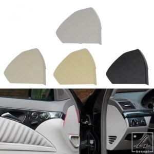 車フロント左右ドアプラスチックカバートリムシェルカバー メルセデスベンツ Eクラス W211 ドアトリムパネル 2003-2008 ブラックベージュ 部品 カスタムパー