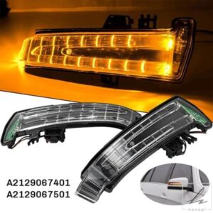車マーカーウィンカーLEDライトインジケーターサイドミラーA2129067401A2129067501メルセデスベンツW204 C204 W212用 部品 カスタムパーツ アクセサリー