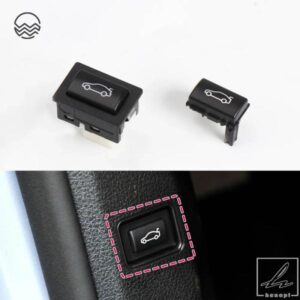 テールゲート リアトランクスイッチボタンカバー BMW 1 2 3 4 5 6 7 X1 X3 Z4 シリーズ E81 E82 E84 E90 F10 F11 F01 F02 91319200316 部品 カスタムパーツ