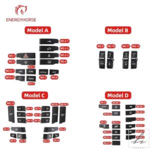 ポルシェ用フロントガラスヒーターボタン自動温度制御モノボタンAC MAX SYNCスローディセントボタン 部品 カスタムパーツ アクセサリー