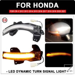 ダイナミックLEDウィンカーランプ ホンダCRV 2012 - 18 バックミラーインジケーター シーケンシャルウィンカーライト 部品 カスタムパーツ アクセサリー