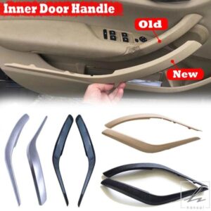 左右サイドカーインナードアパネルハンドルプルトリムカバー BMW X1 E84 2010-2016用 自動車内装ドアハンドルカバー 部品 カスタムパーツ アクセサリー