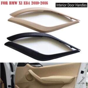 車用 ブラック/ベージュ 内装ドアハンドルパネル プルトリムカバー カーアクセサリー BMW X1 E84 16D/16I/18D/20D 2008-2016 51412991778 部品 カスタムパー