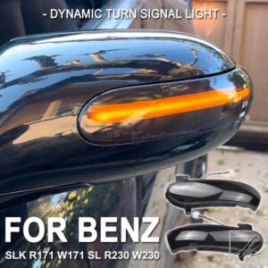 メルセデスベンツ W171 R171 SLK R230 W230 SL ダイナミック LED ビューミラーインジケーター ウィンカー ウィンカーライト A1718200421 A1718200321 部品