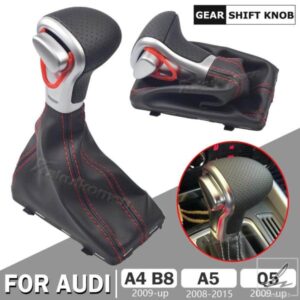 車用オートマチックギアシフトノブ AUDI A6 C6 A3 8P A4 B8 A5 Q5 2009 - 14 4G1 713 139 R用 部品 カスタムパーツ アクセサリー