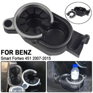 車用センターコンソールドリンクウォーターカップ飲料ボトルマウントホルダー A4518100370 メルセデスベンツ スマート フォーツー 451 2007-2014用 部品 カ