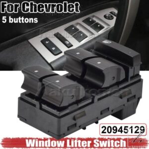 電動パワーマスターウィンドウコントロールスイッチ 20945129 GMC ACADIA SIERRA YUKON 2007-2012 CHEVROLET TAHOE 1500 2500HD用 部品 カスタムパーツ