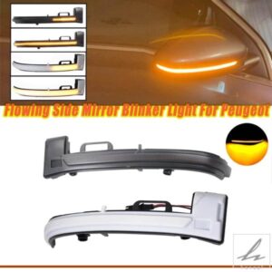 プジョー 308 T9 308 SW II MK2用 LEDシーケンシャルサイドウィングミラーウィンカーダイナミックブリンカーインジケーターモダンカースタイリングランプ 部