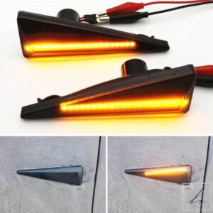 ルノー MK4 ヴェルサティス ウィンド アヴァンタイム メガーヌ 2 セニック 2 エスパス 4 LED ウィンカー サイドマーカーライト 1ペア 部品 カスタムパーツ
