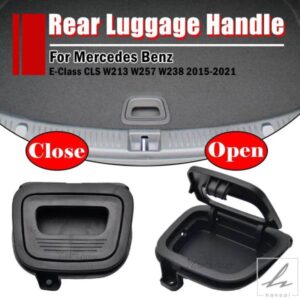 メルセデスベンツ Eクラス CLS W213 W238 W257 2015-2021 リアラゲッジハンドル ブラック トランクマット フロアハンドルカバー 部品 カスタムパーツ
