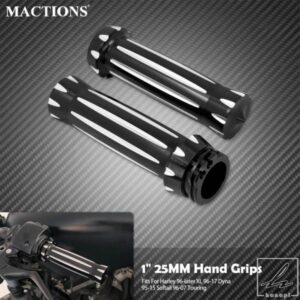 1インチハンドグリップ オートバイ用 25MMハンドルバーグリップ ハーレー スポーツスター XL XR 883 1200 ダイナ VRSC ツーリング エレクトラ グライド FLHR