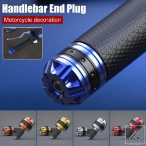 新型オートバイハンドルバーエンドグリップ 汎用 7/8インチ 22MM 合金 オートバイハンドルバープラグスライダー用 部品 カスタムパーツ アクセサリー