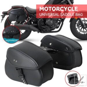 汎用バイクサドルバッグ サイドツールポーチ キャリア収納バッグ サドルバッグ ホンダ ヤマハ スズキ ハーレー 883 用 リアバッグ 部品 カスタムパーツ