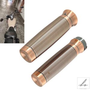 1インチ 25MM バイク用ブロンズハンドルバーハンドグリップ ハーレー スポーツスター 1200 48 クルーザー チョッパー カスタム用 部品 カスタムパーツ