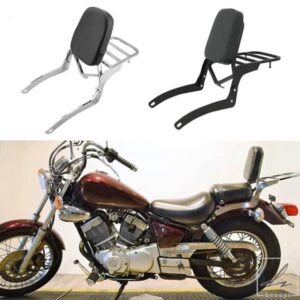 ヤマハ ビラーゴ XV 125 250 XV125 XV250 1989-2019 用 バイク用パッセンジャーバックレスト シーシーバー キャリア 部品 カスタムパーツ アクセサリー