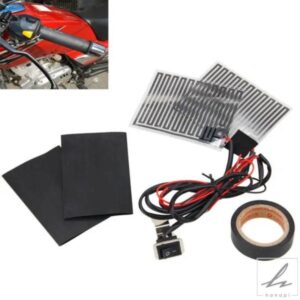 汎用グリップ 12V オートバイ電気ハンドルキット 再装着ハンドセット 汎用電気インサート ハンドルバーパッド 部品 カスタムパーツ アクセサリー