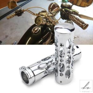 25MM UNIVERS オートバイ穴 中空形状 1インチハンドグリップ NOMAD DRIFTER VULCAN 1600 2000 HARLEY FXDL 対応 部品 カスタムパーツ アクセサリー