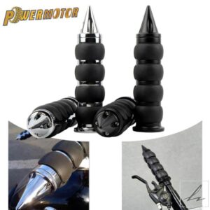 25 MM 1 インチオートバイハンドルバーハンドルバーエンドハンドグリップハーレー HARLE クルーザースズキブルバード M109R モト ACCESORIOS 部品 カスタム