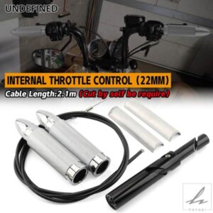 汎用 22MM 25MM オートバイ用インナースロットルコントロールハンドルバー 隠しコントロールスリーブ ハーレー FAT BOY XL883 XL1200 X48用 部品 カスタムパ