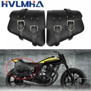 1ペア オートバイサドルバッグ サドルバッグ サイドツール キャリアバッグ 収納ツールポーチ オートバイバッグ BMW ハーレー ヤマハ用 部品 カスタムパーツ