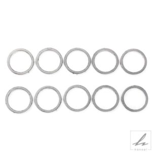 10個 外径 32MM 34MM 35MM 38MM 39MM 40MM 41MM 42MM 43MM 44MM 46MM 47MM 48MM 49MM 50MM 55MM オートバイマフラーマフラーガスケット 部品 カスタムパーツ