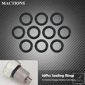10個入り オートバイ用シーリングリング エンジントランスミッション ツインカムオイルドレンプラグ 1105 Oリング ハーレー スポーツスター ツーリング ダイ