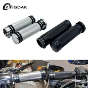 1インチ 25MM オートバイハンドグリップ ハンドルバーグリップ アルミ製 ハーレー スポーツスター 1200 VRSC ツーリング ロードキング ダイナ ソフテイル用