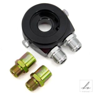 車用アルミ汎用オイルフィルターサンドイッチアダプター オイルクーラープレートキット用 3/4-16UNF M20X1.5 SW2 部品 カスタムパーツ アクセサリー