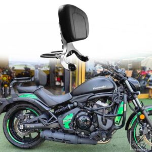 折りたたみ式ライダードライバーパッセンジャーバックレストシーシーバーカワサキ2015-2024バルカンS EN 650 EN650 VN650用 部品 カスタムパーツ