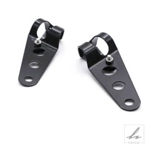 汎用メタルオートバイヘッドライトブラケットヘッドランプマウントクランプライトサポートフロントランプキャリア28MM-36MM / 35MM-43MM 部品 カスタムパー