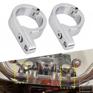 1.25インチ 32MM オートバイハンドルバーマウントクランプブラケット ハンドルバークロックマウントアダプター ハーレー ホンダ ヤマハ カワサキ用 汎用 部