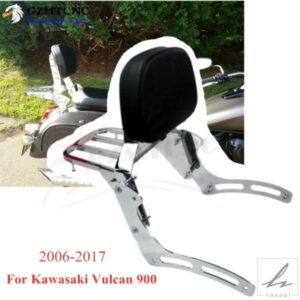 助手席側リアキャリアサポートホルダーサドルバッグカーゴシェルフバックレストシーシーバーカワサキバルカンVN 900 VN900 VN2000用 部品 カスタムパーツ