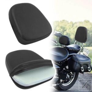 汎用バイク用シーシーバーバックレストクッションパッド ホンダヤマハスズキカワサキハーレースポーツスターチョッパークルーザー用 部品 カスタムパーツ