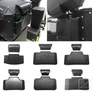 汎用粘着式オートバイパッセンジャーバックレストバックパッド耐衝撃モトリアトップケースボックスキャリアクッション 部品 カスタムパーツ アクセサリー
