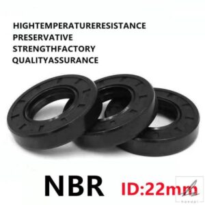 2個のTCシャフトオイルシール22 * 40/42/45/47 * 5/7/8 / 10MM NBRシーリングスプリングダブルリップガスケット 部品 カスタムパーツ アクセサリー