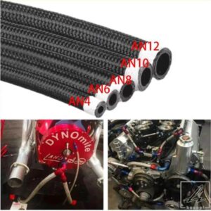 1M 3M 5M AN4 AN6 AN8 AN10 AN12 汎用 車内 CPE ゴム オイル ガス クーラー 燃料ホース チューブ スーツ ナイロン編み 部品 カスタムパーツ アクセサリー