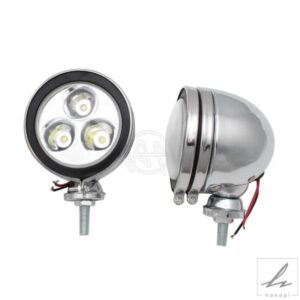レトロ汎用オートバイLEDフォグランプパッシングドライビングスポットライト補助ランプヘッドライトハーレーカスタムヤマハXVS650用 部品 カスタムパーツ