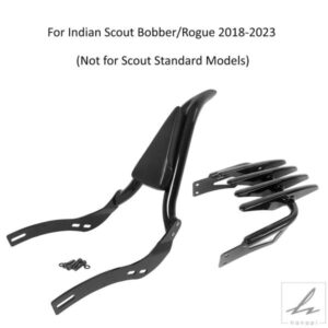 2018-2024年式 INDIAN SCOUT ROGUE SIXTY TWENTY用 バイク用リアバックレストシーシーバー 部品 カスタムパーツ アクセサリー