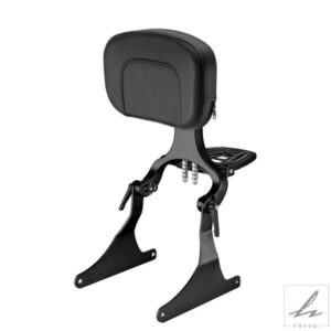 2007-2017年式ハーレー ソフテイル ファットボーイ ナイトトレイン クロスボーンズ カスタム スタンダード スプリンガー シシーバー用 バックレスト シシー