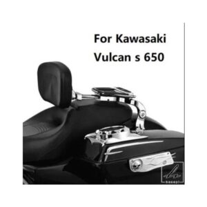 折りたたみ式ライダードライバーパッセンジャーバックレストシーシーバーカワサキ2015-2018バルカンS EN 650 EN650 VN650用 部品 カスタムパーツ