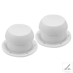2X ラウンドマッシュルームヘッド形状換気キャップ RVアクセサリー用 トップマウントラウンド排気口換気キャップ 部品 カスタムパーツ アクセサリー
