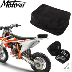 汎用バイクリアフェンダーツールバッグキャリアバイクテールバッグダートバイクツールキャリア 部品 カスタムパーツ アクセサリー